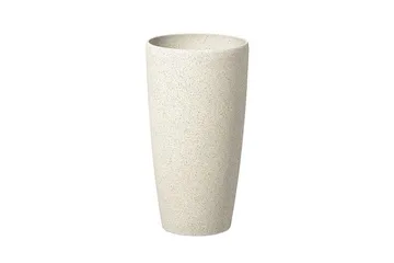 Trädgårdskruka Beliani Abdera set om 2 Beige, 23x23x42 cm Beige - Have - Havearbejde & dyrkning - Dyrkning - Urtepotteskjulere & blomsterkrukker - Store blomsterkrukker