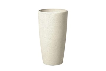 Trädgårdskruka Beliani Abdera set om 2 Beige, 31x31x58 cm Beige - Have - Havearbejde & dyrkning - Dyrkning - Urtepotteskjulere & blomsterkrukker - Store blomsterkrukker