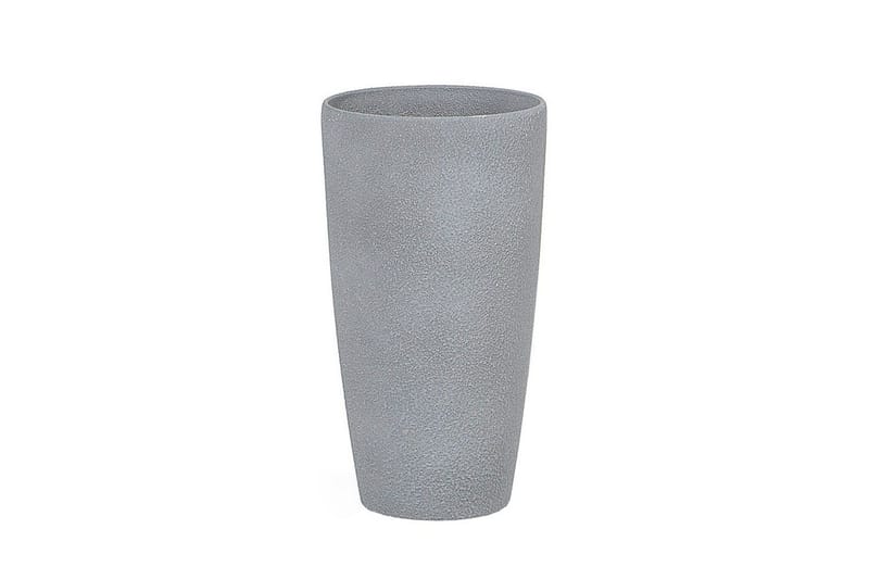 Trädgårdskruka Beliani Abdera set om 2 Grå, 23x23x42 cm Grey - Have - Havearbejde & dyrkning - Dyrkning - Urtepotteskjulere & blomsterkrukker - Store blomsterkrukker