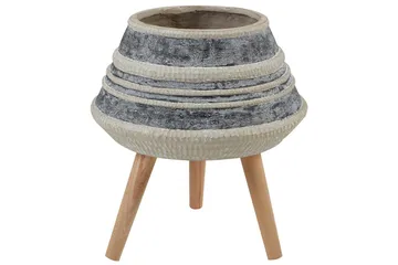 Trädgårdskruka Beliani Athaea Beige||Grey||Light colored wood - Have - Havearbejde & dyrkning - Dyrkning - Urtepotteskjulere & blomsterkrukker - Store blomsterkrukker