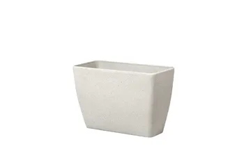 Trädgårdskruka Beliani Baris set om 2 Beige, 60x27x41 cm Beige - Have - Havearbejde & dyrkning - Dyrkning - Urtepotteskjulere & blomsterkrukker - Store blomsterkrukker