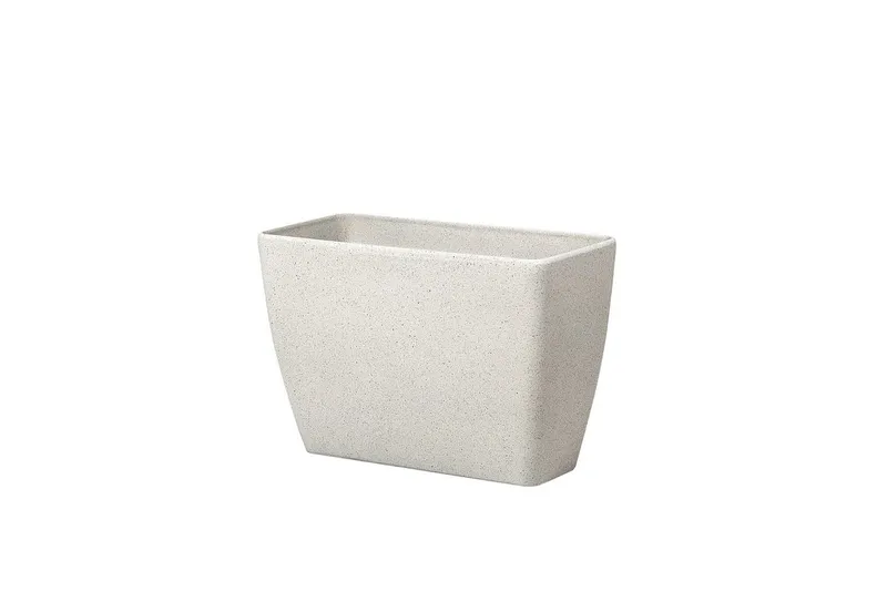 Trädgårdskruka Beliani Baris set om 2 Beige, 60x27x41 cm Beige - Have - Havearbejde & dyrkning - Dyrkning - Urtepotteskjulere & blomsterkrukker - Store blomsterkrukker