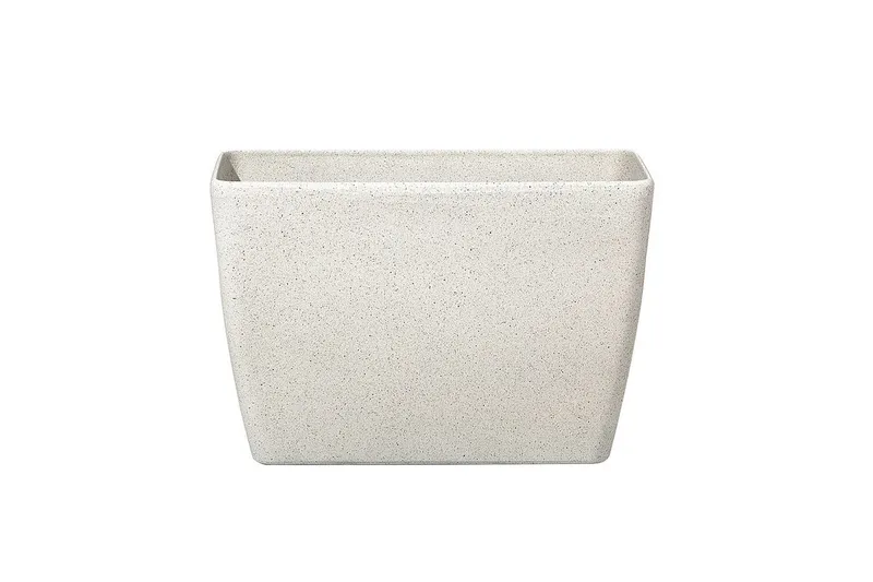 Trädgårdskruka Beliani Baris set om 2 Beige, 60x27x41 cm Beige - Have - Havearbejde & dyrkning - Dyrkning - Urtepotteskjulere & blomsterkrukker - Store blomsterkrukker