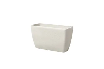 Trädgårdskruka Beliani Baris set om 2 Beige, 74x32x45 cm Beige - Have - Havearbejde & dyrkning - Dyrkning - Urtepotteskjulere & blomsterkrukker - Store blomsterkrukker