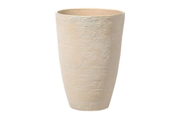 Trädgårdskruka Beliani Camia set om 2 Beige, 43x43x60 cm Beige - Have - Havearbejde & dyrkning - Dyrkning - Urtepotteskjulere & blomsterkrukker - Store blomsterkrukker