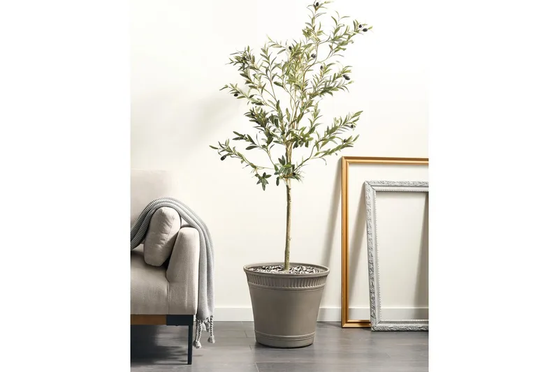 Trädgårdskruka Beliani Cistus Grey - Have - Havearbejde & dyrkning - Dyrkning - Urtepotteskjulere & blomsterkrukker - Store blomsterkrukker