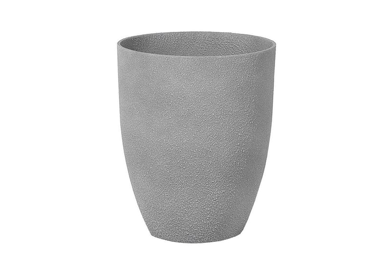 Trädgårdskruka Beliani Croton set om 2 Grå, 35x35x42 cm Grey - Have - Havearbejde & dyrkning - Dyrkning - Urtepotteskjulere & blomsterkrukker - Store blomsterkrukker