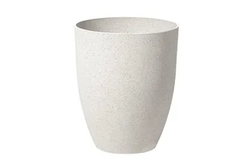 Trädgårdskruka Beliani Croton set om 2 Grå, 35x35x42 cm White - Have - Havearbejde & dyrkning - Dyrkning - Urtepotteskjulere & blomsterkrukker - Store blomsterkrukker