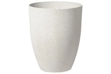 Trädgårdskruka Beliani Croton set om 2 Grå, 43x43x52 cm White - Have - Havearbejde & dyrkning - Dyrkning - Urtepotteskjulere & blomsterkrukker - Store blomsterkrukker
