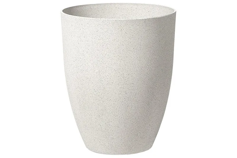 Trädgårdskruka Beliani Croton set om 2 Grå, 43x43x52 cm White - Have - Havearbejde & dyrkning - Dyrkning - Urtepotteskjulere & blomsterkrukker - Store blomsterkrukker