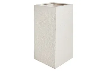 Trädgårdskruka Beliani Dion Beige, 33x33x70 cm Beige - Have - Havearbejde & dyrkning - Dyrkning - Urtepotteskjulere & blomsterkrukker - Store blomsterkrukker