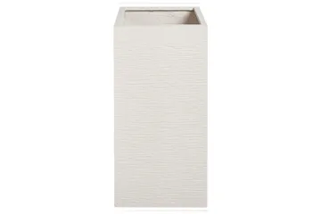Trädgårdskruka Beliani Dion Beige, 33x33x70 cm Beige - Have - Havearbejde & dyrkning - Dyrkning - Urtepotteskjulere & blomsterkrukker - Store blomsterkrukker