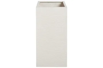 Trädgårdskruka Beliani Dion Beige, 40x40x77 cm Beige - Have - Havearbejde & dyrkning - Dyrkning - Urtepotteskjulere & blomsterkrukker - Store blomsterkrukker