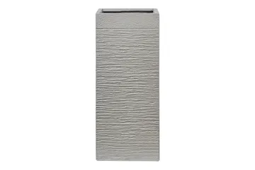 Trädgårdskruka Beliani Dion Grå, 26x26x60 cm Grey - Have - Havearbejde & dyrkning - Dyrkning - Urtepotteskjulere & blomsterkrukker - Store blomsterkrukker