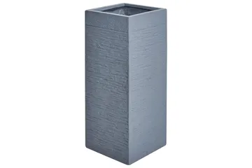 Trädgårdskruka Beliani Dion Grå, 26x26x61 cm Grey - Have - Havearbejde & dyrkning - Dyrkning - Urtepotteskjulere & blomsterkrukker - Store blomsterkrukker
