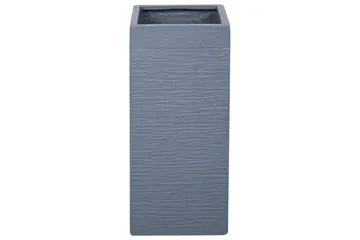 Trädgårdskruka Beliani Dion Grå, 26x26x61 cm Grey - Have - Havearbejde & dyrkning - Dyrkning - Urtepotteskjulere & blomsterkrukker - Store blomsterkrukker