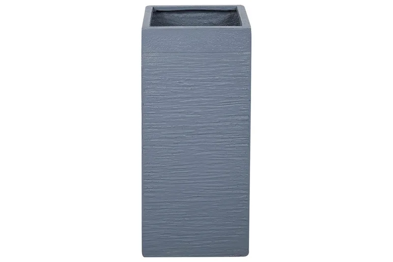 Trädgårdskruka Beliani Dion Grå, 26x26x61 cm Grey