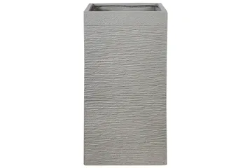 Trädgårdskruka Beliani Dion Grå, 40x40x77 cm Grey - Have - Havearbejde & dyrkning - Dyrkning - Urtepotteskjulere & blomsterkrukker - Store blomsterkrukker