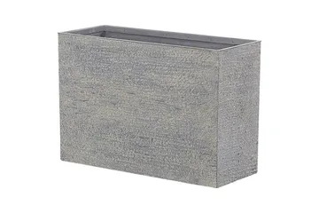 Trädgårdskruka Beliani Edessa Beige, 80x34x56 cm Grey 70x29x50 cm - Have - Havearbejde & dyrkning - Dyrkning - Urtepotteskjulere & blomsterkrukker - Store blomsterkrukker