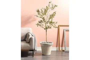 Trädgårdskruka Beliani Maize Beige Beige - Have - Havearbejde & dyrkning - Dyrkning - Urtepotteskjulere & blomsterkrukker - Store blomsterkrukker