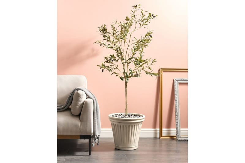 Trädgårdskruka Beliani Maize Beige Beige - Have - Havearbejde & dyrkning - Dyrkning - Urtepotteskjulere & blomsterkrukker - Store blomsterkrukker