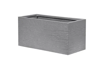 Trädgårdskruka Beliani Myra 50x23x24 cm Grey - Have - Havearbejde & dyrkning - Dyrkning - Urtepotteskjulere & blomsterkrukker - Store blomsterkrukker