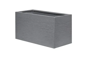 Trädgårdskruka Beliani Myra 60x29x30 cm Grey - Have - Havearbejde & dyrkning - Dyrkning - Urtepotteskjulere & blomsterkrukker - Store blomsterkrukker