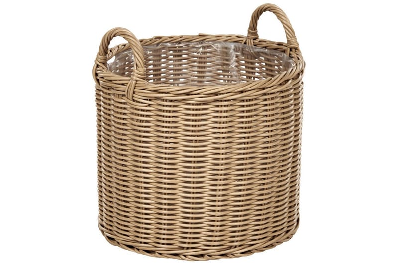 Trädgårdskruka Beliani Pendula set om 3 Brun Nature - Have - Havearbejde & dyrkning - Dyrkning - Urtepotteskjulere & blomsterkrukker - Store blomsterkrukker