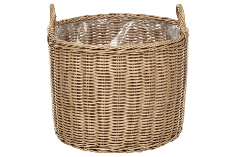 Trädgårdskruka Beliani Pendula set om 3 Brun Nature - Have - Havearbejde & dyrkning - Dyrkning - Urtepotteskjulere & blomsterkrukker - Store blomsterkrukker