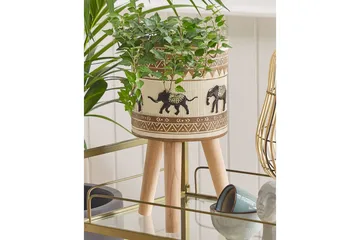 Trädgårdskruka Kottes Black||Brown||Beige||GOLD - Have - Havearbejde & dyrkning - Dyrkning - Urtepotteskjulere & blomsterkrukker - Store blomsterkrukker