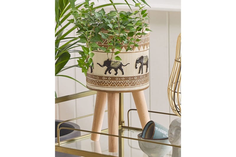 Trädgårdskruka Kottes Black||Brown||Beige||GOLD - Have - Havearbejde & dyrkning - Dyrkning - Urtepotteskjulere & blomsterkrukker - Store blomsterkrukker