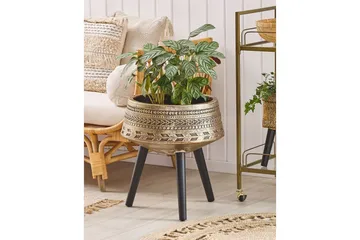 Trädgårdskruka Vardiani GOLD||Black - Have - Havearbejde & dyrkning - Dyrkning - Urtepotteskjulere & blomsterkrukker - Store blomsterkrukker