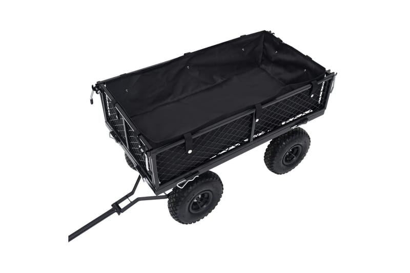 foring til havevogn 86x46x22 cm stof sort - Sort - Have - Havearbejde & dyrkning - Haveredskab & haveværktøj - Vogne & trailere - Transportvogn & havevogn