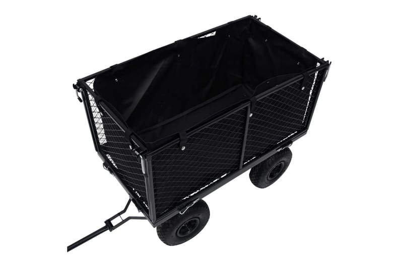 foring til havevogn 86x46x41 cm stof sort - Sort - Have - Havearbejde & dyrkning - Haveredskab & haveværktøj - Vogne & trailere - Transportvogn & havevogn