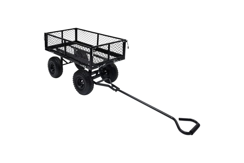 havevogn 250 kg sort - Have - Havearbejde & dyrkning - Haveredskab & haveværktøj - Vogne & trailere - Transportvogn & havevogn