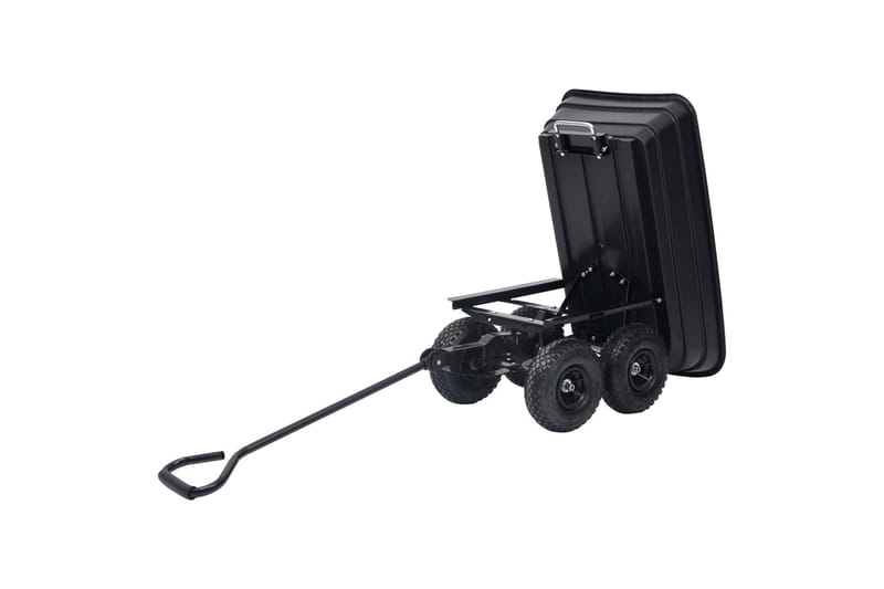 havevogn med vippelad 300 kg 75 l sort - Have - Havearbejde & dyrkning - Haveredskab & haveværktøj - Vogne & trailere - Transportvogn & havevogn