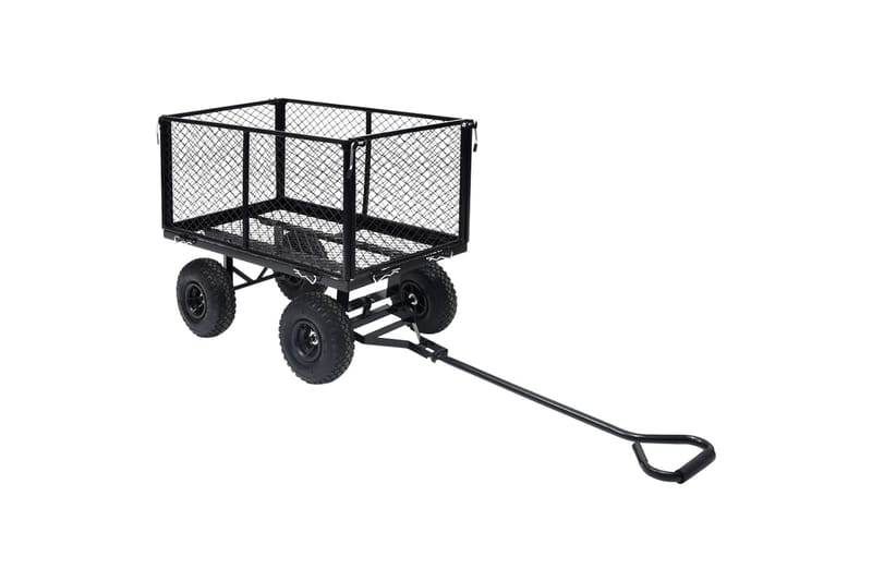 havevogn 350 kg sort - Have - Havearbejde & dyrkning - Haveredskab & haveværktøj - Vogne & trailere - Transportvogn & havevogn