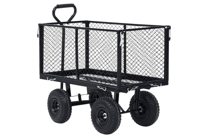 havevogn 350 kg sort - Have - Havearbejde & dyrkning - Haveredskab & haveværktøj - Vogne & trailere - Transportvogn & havevogn