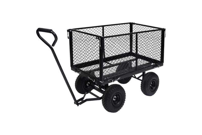 havevogn 350 kg sort - Have - Havearbejde & dyrkning - Haveredskab & haveværktøj - Vogne & trailere - Transportvogn & havevogn