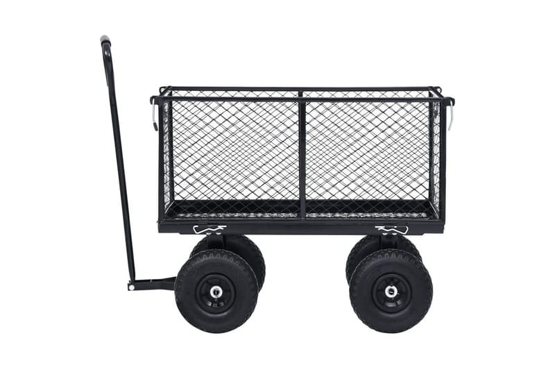 havevogn 350 kg sort - Have - Havearbejde & dyrkning - Haveredskab & haveværktøj - Vogne & trailere - Transportvogn & havevogn