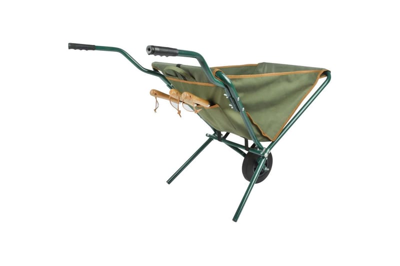 Esschert Design foldbar trillebør grøn GT138 - Grøn - Have - Havearbejde & dyrkning - Haveredskab & haveværktøj - Vogne & trailere - Trillebør