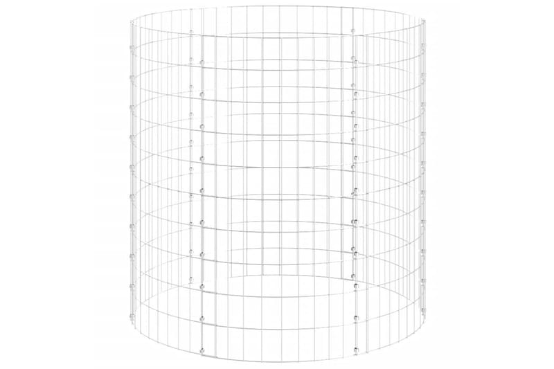 beBasic kompostbeholder Ã˜100x100 cm galvaniseret stål - SÃ¸lv - Varmkompost & kompostbeholder