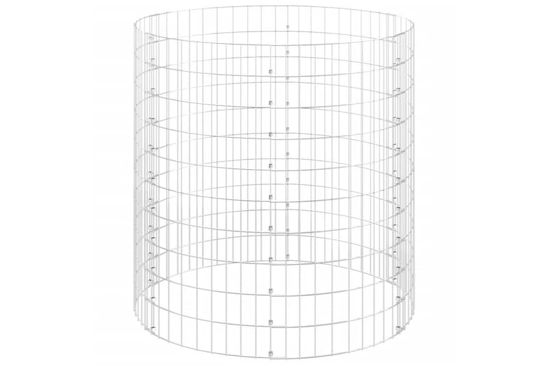 beBasic kompostbeholder Ã˜100x100 cm galvaniseret stål - SÃ¸lv - Varmkompost & kompostbeholder