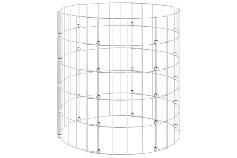 beBasic kompostbeholder Ã˜50x50 cm galvaniseret stål - SÃ¸lv - Varmkompost & kompostbeholder