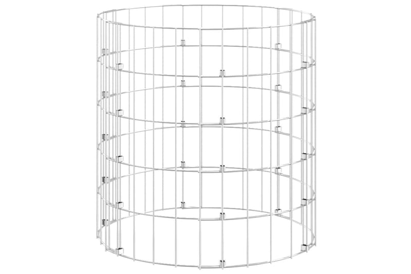 beBasic kompostbeholder Ã˜50x50 cm galvaniseret stål - SÃ¸lv - Varmkompost & kompostbeholder