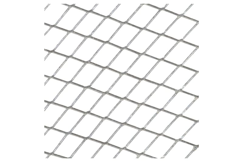 kompostbeholder 100x100x77 cm galvaniseret jern - Sølv - Have - Havearbejde & dyrkning - Kompost - Varmkompost & kompostbeholder