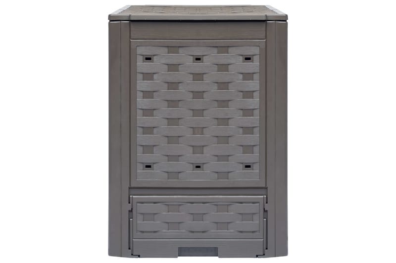 Kompostbeholdere 2 stk. 60 x 60 x 83 cm 600 l brun - Brun - Have - Havearbejde & dyrkning - Kompost - Varmkompost & kompostbeholder