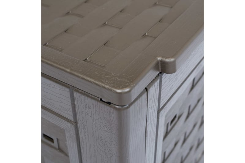 Kompostbeholdere 2 stk. 60 x 60 x 83 cm 600 l brun - Brun - Have - Havearbejde & dyrkning - Kompost - Varmkompost & kompostbeholder