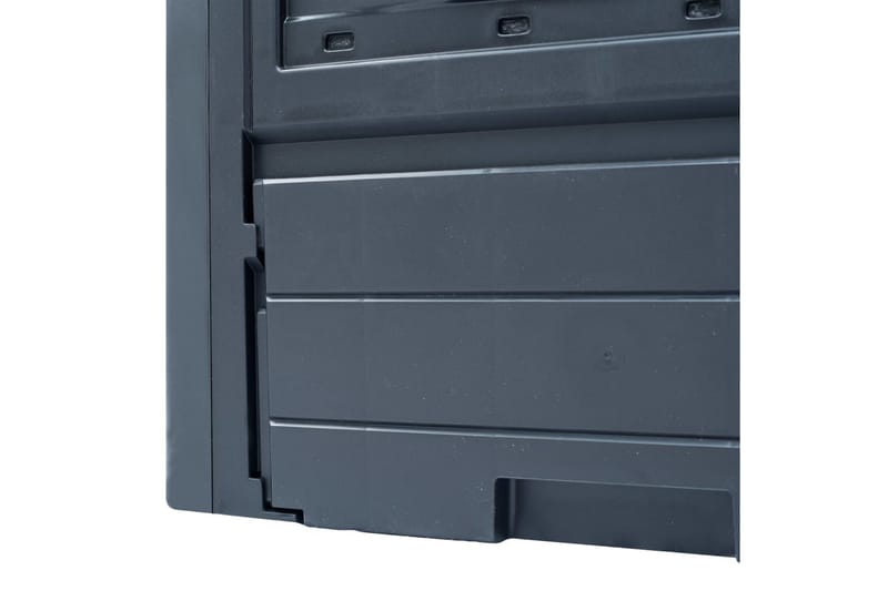 Kompostbeholdere til haven 3 stk. 60 x 60 x 73 cm 780 l grå - Grå - Have - Havearbejde & dyrkning - Kompost - Varmkompost & kompostbeholder