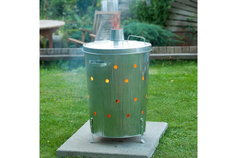 Nature kompostafbrænder galvaniseret stål 46x72 cm rund - Varmkompost & kompostbeholder